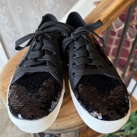 Dirty Laundry , ladies, black sequin sneakers excellent condition very clean 9 - Picture 5 of 14
